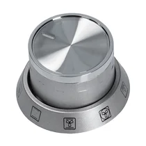 Pokrętło funkcji do kuchni i piekarnika Beko / Grundig / Arcelik srebrne 250316464
