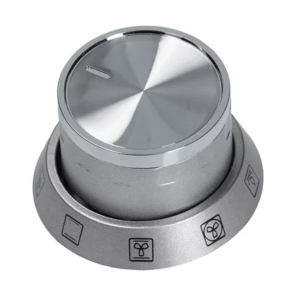 Pokrętło funkcji do kuchni i piekarnika Beko / Grundig / Arcelik srebrne 250316464