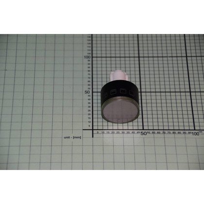 Pokrętło podświetlane chowane 38 inox (8052659)