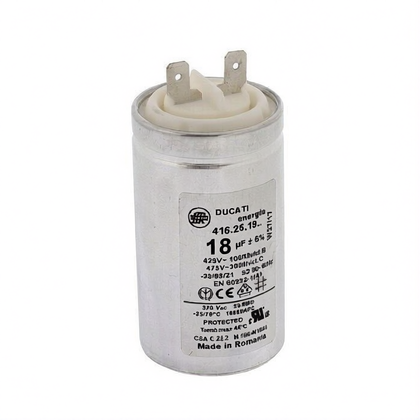 Kondensator do okapu Electrolux / AEG 18MF 450 V 6,35 U