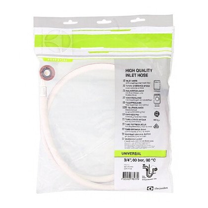Wąż dopływowy do pralki i zmywarki Electrolux / AEG HighQuality 90°C 1,5 m 9029793495