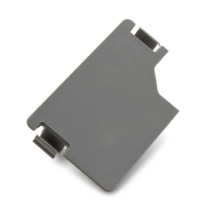 Prawa szara osłona zawiasu drzwi do lodówki Whirlpool / Indesit / Ariston / Hotpoint 481010740480 C00337614