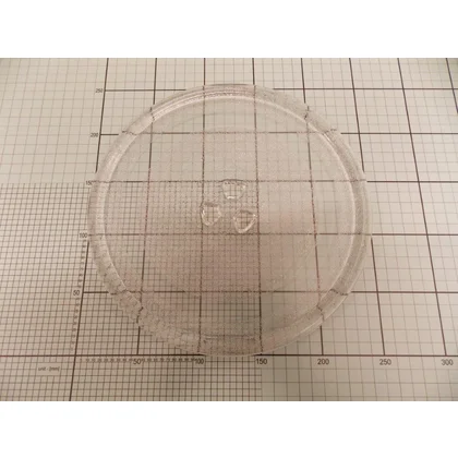 Talerz szklany obrotowy do kuchenki mikrofalowej Amica 245 mm koniczynka wypukła 1017242