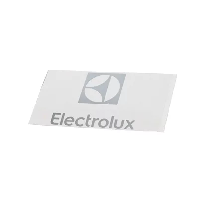 Nalepka z logo Electrolux do chłodziarko-zamrażarki