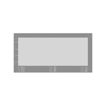 Szyba drzwi piekarnika Electrolux / AEG 524 x 263 mm 5550323025