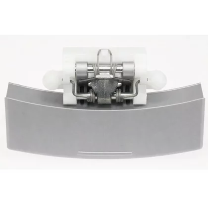 Uchwyt drzwi pralki Whirlpool / Indesit / Ariston / Hotpoint srebrny mat 110 mm 481249818217 C00487761 481249818318 C00373758