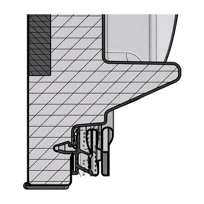 Białe drzwi chłodziarki Electrolux / AEG 538 x 1032 mm 140028604019