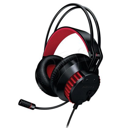 Słuchawki PHILIPS SHG8000/10 /Czarno- czerwone