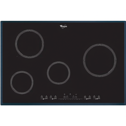 Szyba vitroceramiczna do płyty grzewczej Whirlpool / Indesit / Ariston / Hotpoint bez grzałek 480121101102 C00342748
