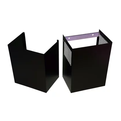 Maskownice kompletne czarne do okapu Amica 1044003