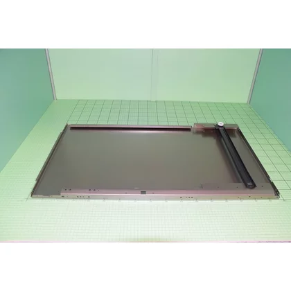 Elementy obudowy Prawa ściana boczna do kuchni wolnostojącej Amica srebrna 9065503