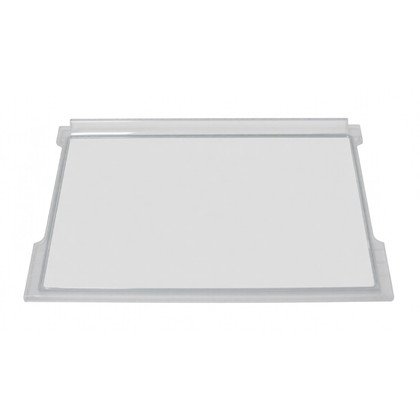 Półki na plastikowe i druciane r Półka szklana z ramkami do lodówki Whirlpool / Indesit / Ariston / Hotpoint 49,5 x 30,5 cm 481245088283 C00313308