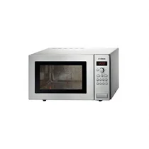 Kuchenka mikrofalowa wolnostojąca Bosch z grillem 25 l srebrna HMT 84G451