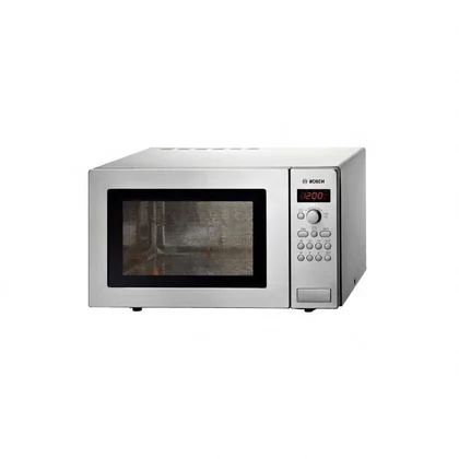 Kuchenka mikrofalowa wolnostojąca Bosch z grillem 25 l srebrna HMT 84G451