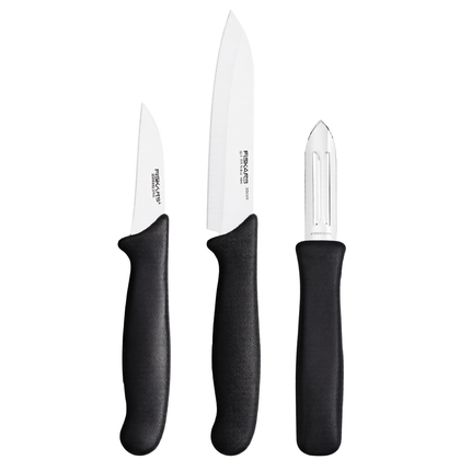 Zestaw noży kuchennych ze skrobaczką Fiskars Kitchen Smart 3 elementy 102940