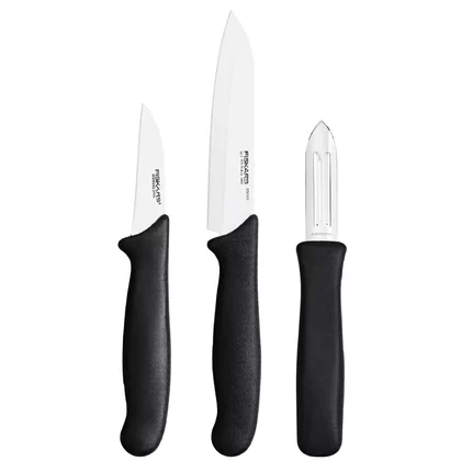 Zestaw noży kuchennych ze skrobaczką Fiskars Kitchen Smart 3 elementy 102940