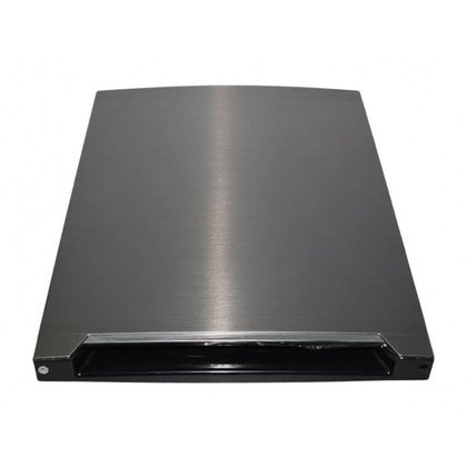 Drzwi zamrażarki Amica inox ze zintegrowanym uchwytem
