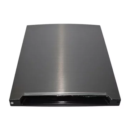 Drzwi zamrażarki Amica inox ze zintegrowanym uchwytem