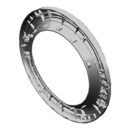 Futryna przednia drzwi pralki Electrolux / AEG biała Ø464 mm