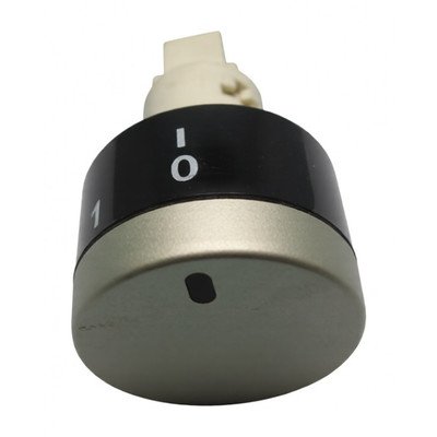 Pokrętło chowane inox/czarn.nadr. 9900 0-1 niepodświetlane 8025228