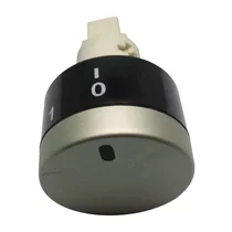 Pokrętło chowane do kuchenki Amica inox/czarne z nadrukiem 9900 0-1 niepodświetlane 8025228