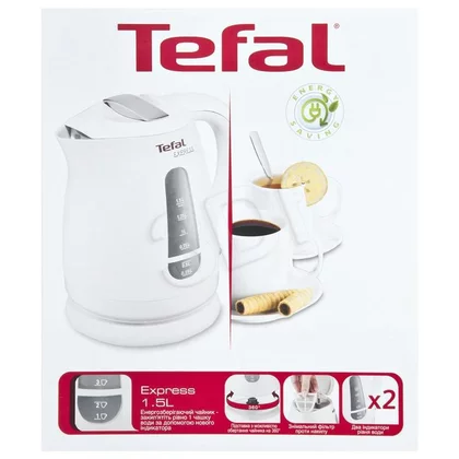 Czajnik elektryczny Tefal KO2991 1,5 l 2200 W biały