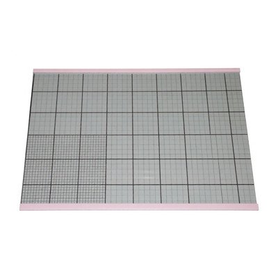 Półka szklana z białymi listwami do lodówki Amica 430 x 305 x 3 mm 1035344
