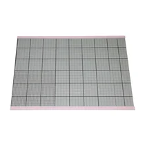 Półka szklana z białymi listwami do lodówki Amica 430 x 305 x 3 mm 1035344