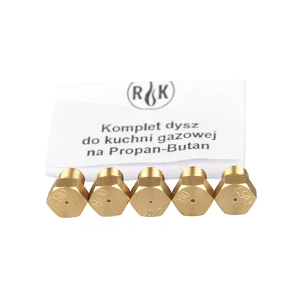Dysze gazowe propan-butan do kuchenki Wrozamet X218