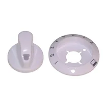 Zespół białego pokrętła do kuchni Amica 1-8 + funkcja G611.00/09.4272.01 9019173