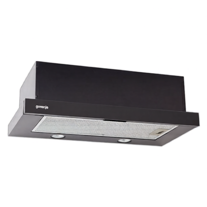 Okap teleskopowy do zabudowy Gorenje DKF 2 600 MSB czarny 60 cm