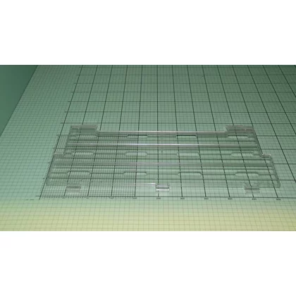 Półki na drzwi różni producenci Półka dolna do chłodziarki Amica 50 x 23,5 cm 1001369