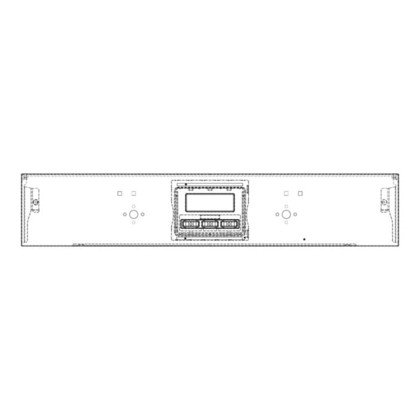 panel obslugi,nierdzewny,60cm, SET, 2K