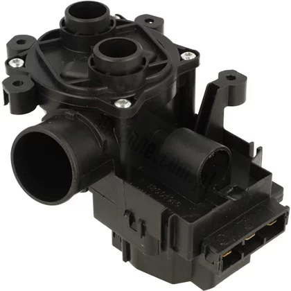 Zawór rozdzielający wodę do zmywarki Whirlpool / Bauknecht 3-drożny 481236058515 C00328617