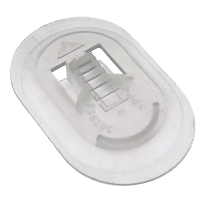 Zaślepka obudowy do pralki Whirlpool / Indesit / Ariston / Hotpoint transparentna 481232148004 C00343009 481246668545 C00330912