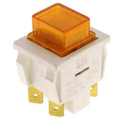 Przełącznik z kontrolką do lodówki Whirlpool / Indesit / Ariston / Hotpoint 481227618331 C00327277