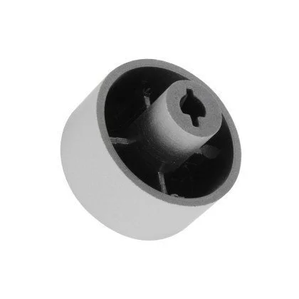 Pokrętło sterujące do płyty grzejnej Electrolux / AEG srebrne 3550330298