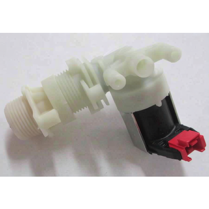 Elektrozawór do pralki Ariston / Indesit / Hotpoint / Whirlpool 1 wejście, 1 wyjście z krótką rozpórką C00097716 488000097716