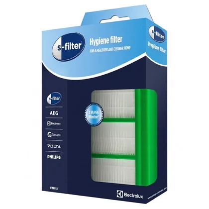 Niezmywalny filtr wylotowy HEPA s-filter Hygiene Filter do odkurzacza Electrolux / AEG z workami s-bag 9001954123