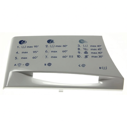 Front pojemnika na proszek do pralki Whirlpool / Indesit / Ariston / Hotpoint 481249878457 C00487871