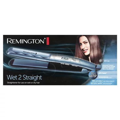 Prostownica do włosów Remington S7200 Wet2Straight turkusowo-czarna