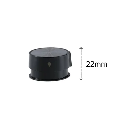 Pokrętło czarne do kuchenki Amica 9065385