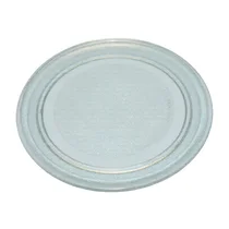 Talerz szklany do kuchenki mikrofalowej Amica 24,5 cm spód płaski 1016485
