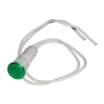 Lampka sygnalizacyjna zielona z przewodami 200 mm fi 9 mm LS-3P.1 RS/041-35