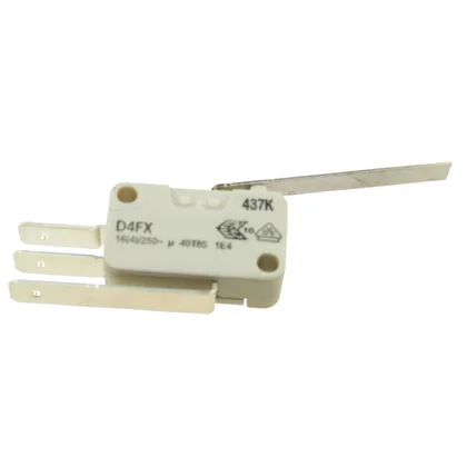 Elektronika do suszarek bębnowyc Mikrowłącznik do suszarki Gorenje / Hisense z dłuższą dźwignią 145353