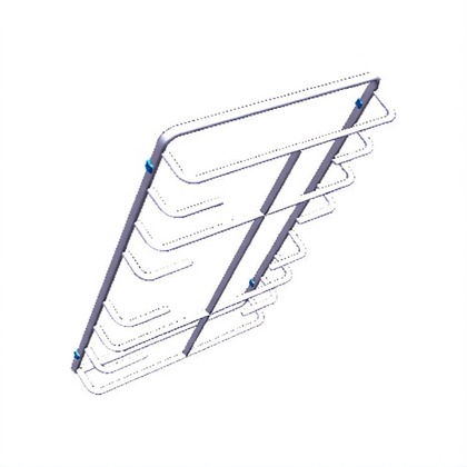 Ruszt boczny czarny do płyty gazowej Electrolux / AEG 3546556014