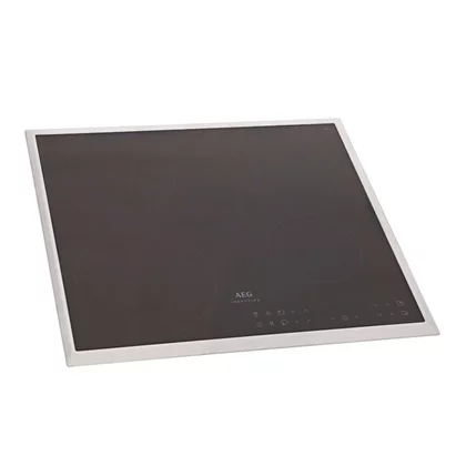 Płyty szklane Ceramika z ramką do płyty grzejnej AEG / Electrolux nierdzewna 576 x 516 mm