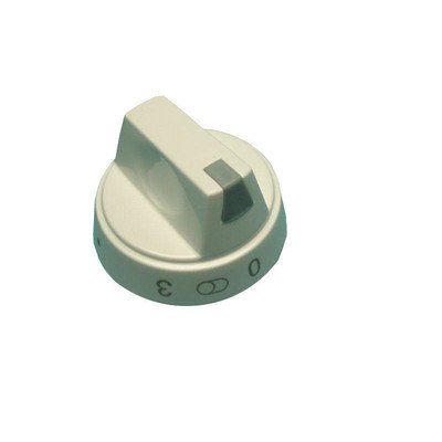 Pokrętło płytki grzejnej z polem poszerzonym białe (9042723)