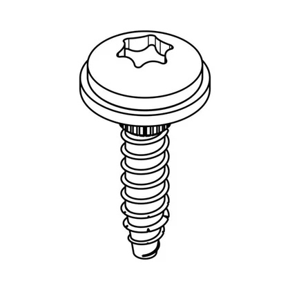 Śruba montażowa do kuchenki, piekarnika i płyty Electrolux / AEG 2,9 x 13 mm T10