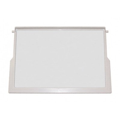Półka szklana z białą ramką do lodówki Amica 455x305x3 1031114